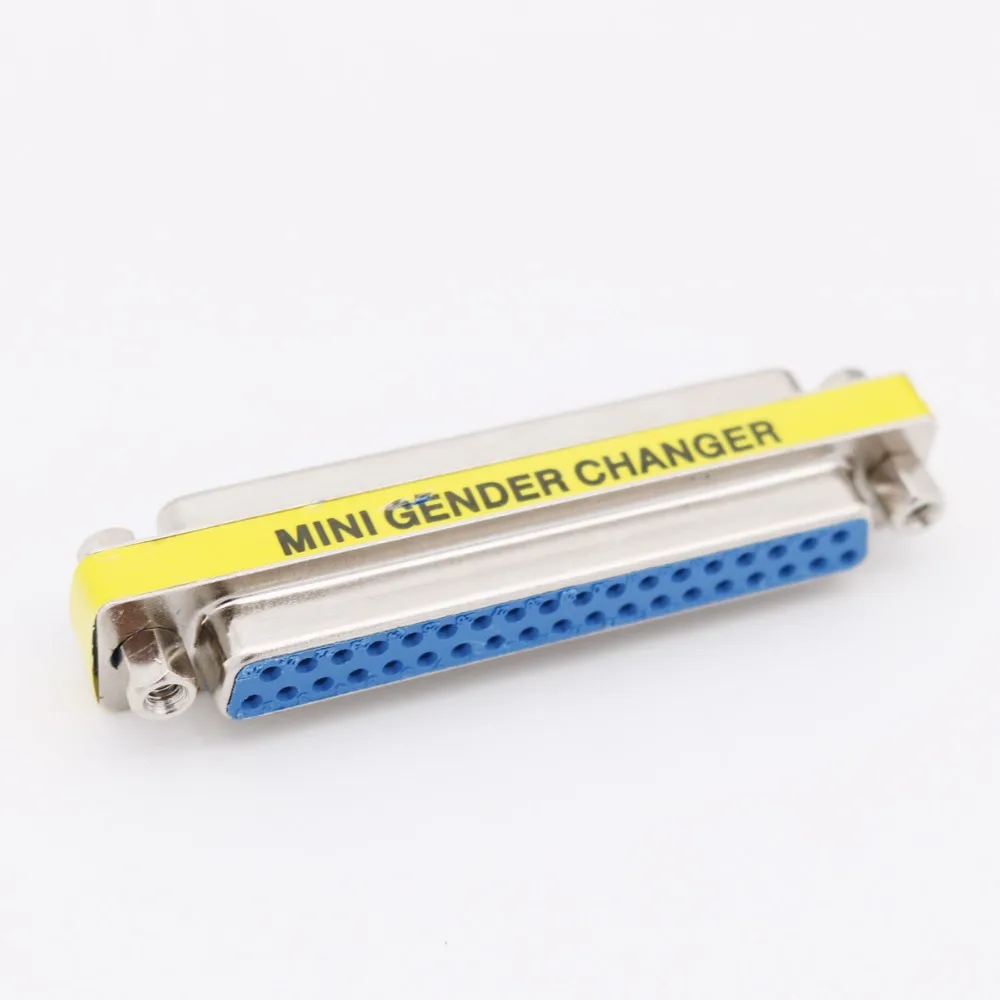 1 шт. DB37 D SUB 37 Pin 2 рядный гнездовой разъем для Female Mini Gender Changer адаптера