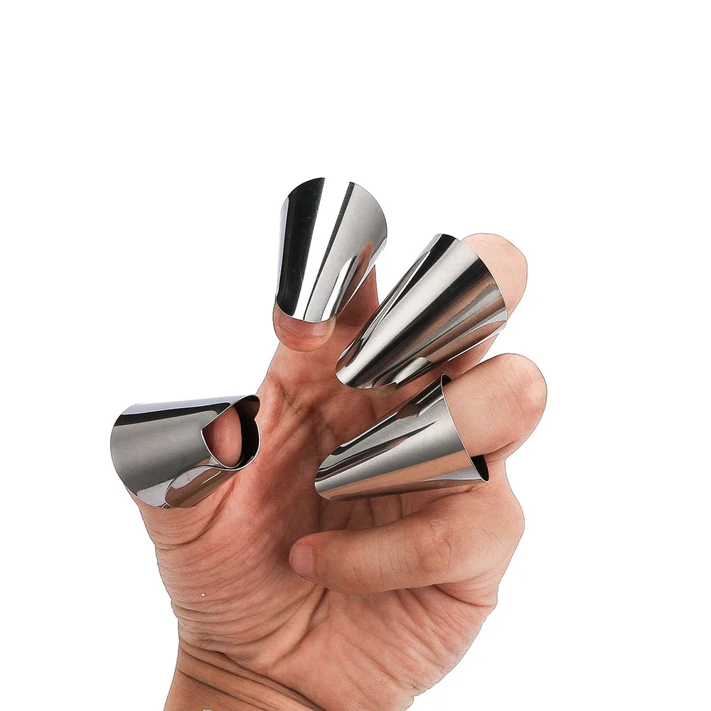 5 шт./компл. защита для пальцев из нержавеющей стали овощной пилинг сосновые орехи