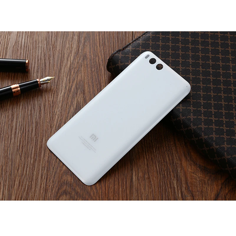 100% оригинал XIAOMI Mi6 задняя крышка батарейный чехол 3D стеклянный корпус дверь