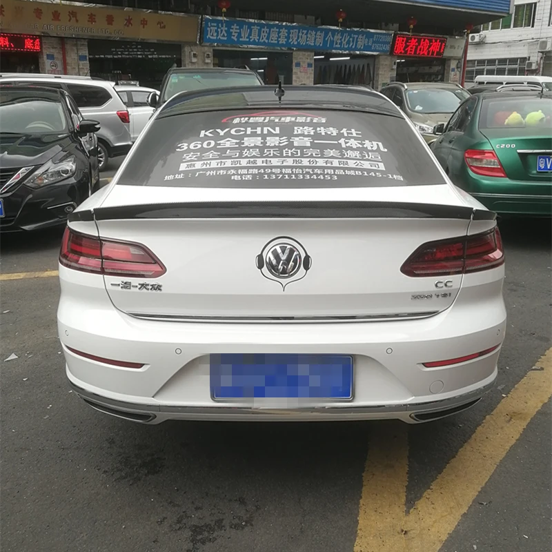 Спойлер для VW Passat CC высокое качество ABS материал заднее крыло автомобиля Праймер