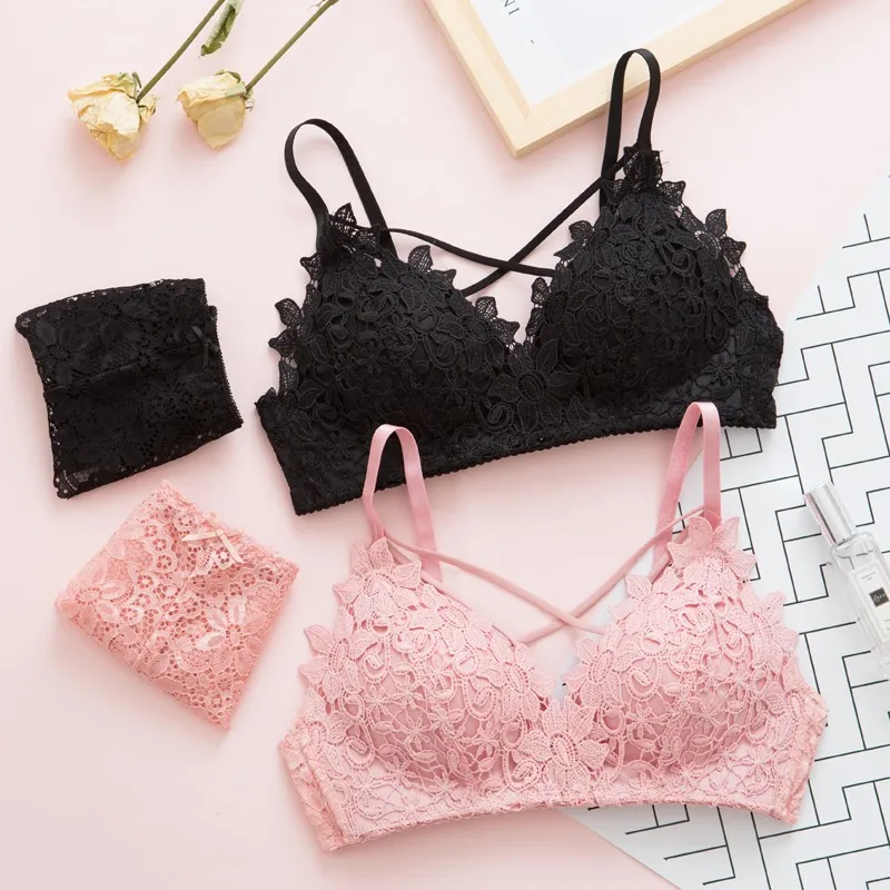 

Kids Bras for Girls Lace Underwear Sets Junior Teenager Girl Underwear Puberty Small Bra Teen Bra and Panty Set 13 18 Years Old
