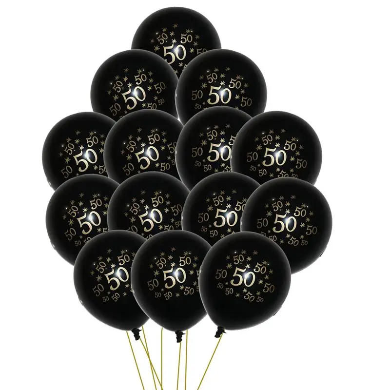 FunPa 100 шт воздушные шары для вечеринок декоративные цифры латексные шарики с