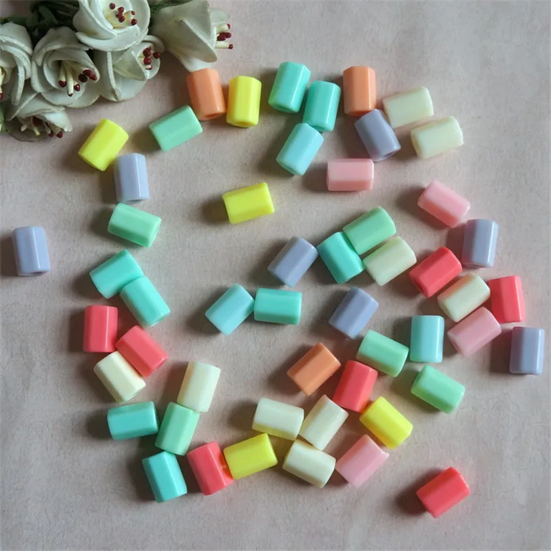 Акриловые Яркие бусины для рукоделия сделай сам изготовления ювелирных изделий