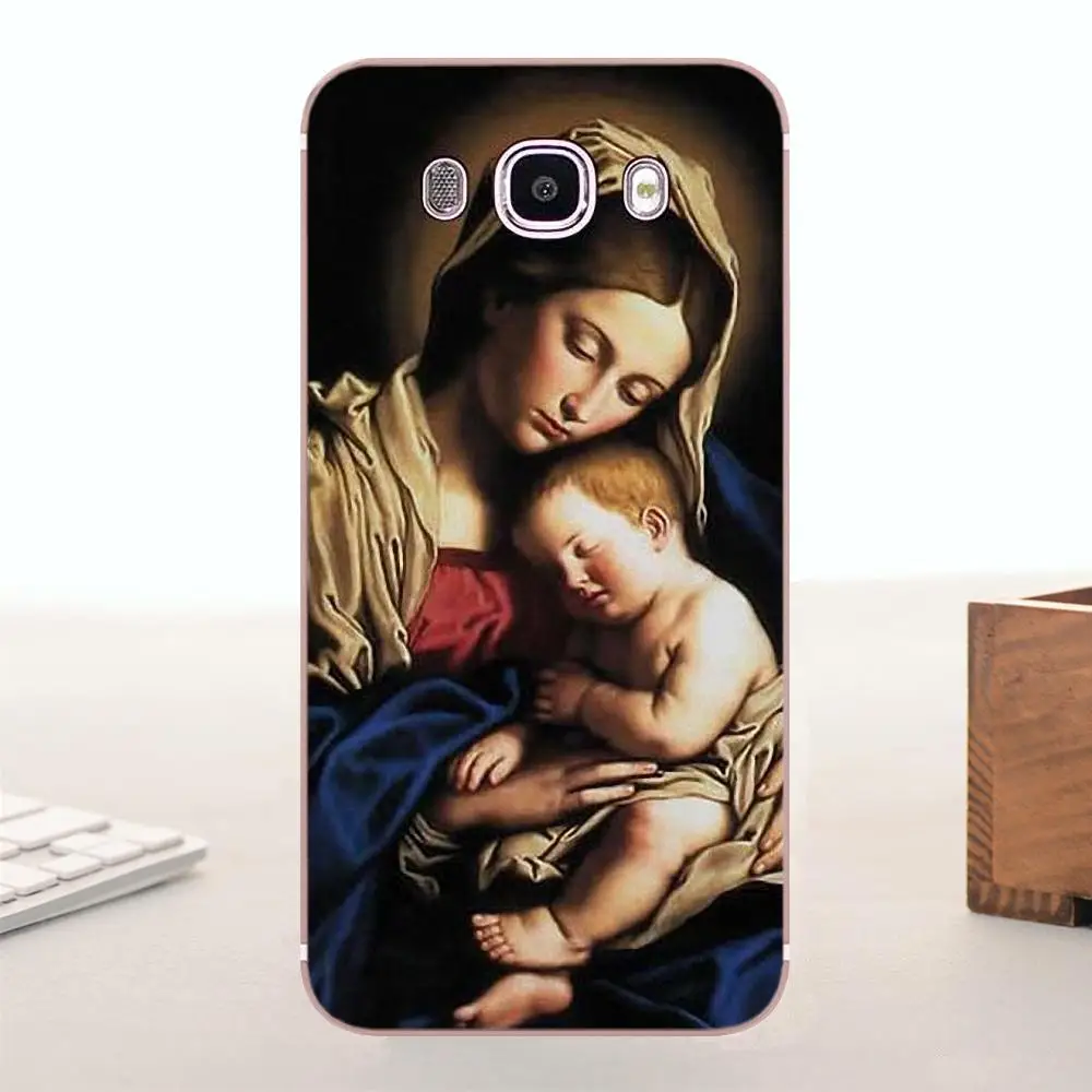 Лучшая Мама Дева Мария малыш Иисус для Huawei G7 G8 Honor 5A 5C 5X 6 6X 7 8 V8 Mate 9 P7 P8 P9 P10 Lite Plus Diy