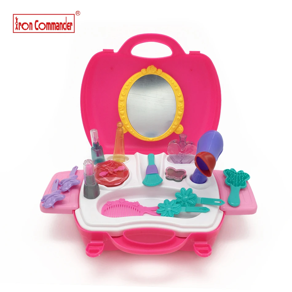 Косметическая коробка для кукол игрушка принцессы шкатулка украшений ролевых