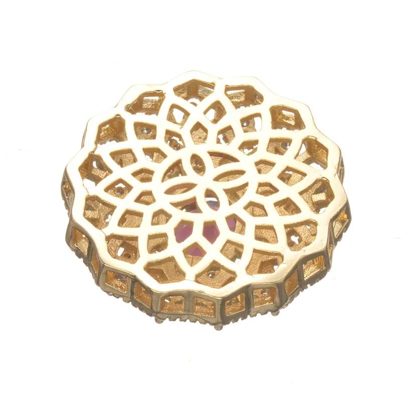 Высококачественные Медные металлические стразы с фианитом класса ААА Большие