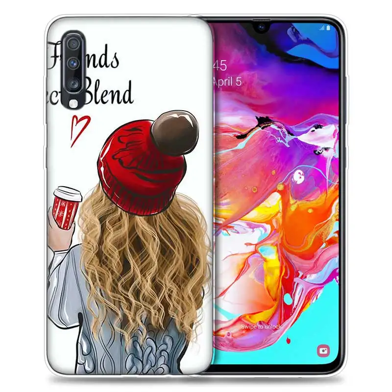 Для мам и детей, девочек queen чехол для samsung A50 A70 A20e A80 A60 A30 A20 A10 A8 A7 A6 плюс A9 мягкий Корпус чехол для телефона в виде ракушки