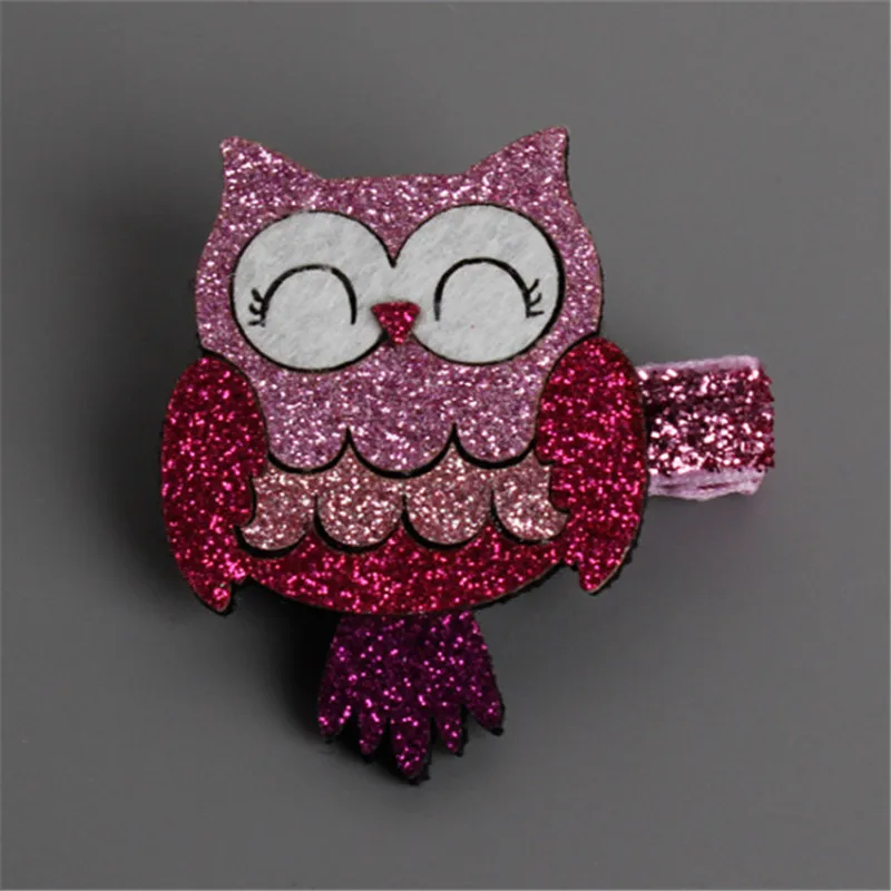 Блестящая заколка для волос с кроликом 1 шт. мультяшной мышкой девочек блестящими