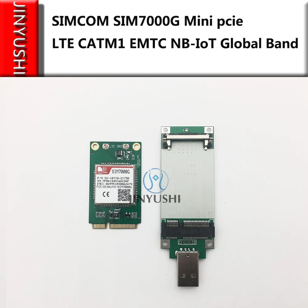 SIMCOM SIM7000G Mini pcie + USB адаптер LTE CATM1 EMTC NB IoT глобальная версия для SIM7000A/ SIM7000E