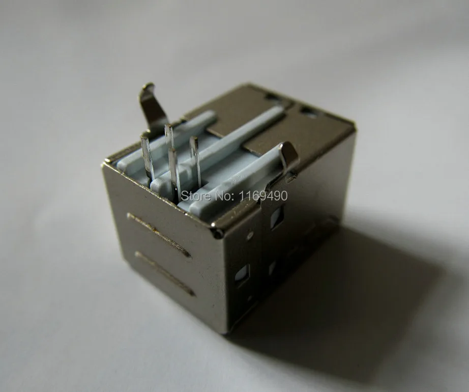 30 штук упак. Сделай Сам белый 90 правый угол USB B 2 0 4 контактный сварочный разъем