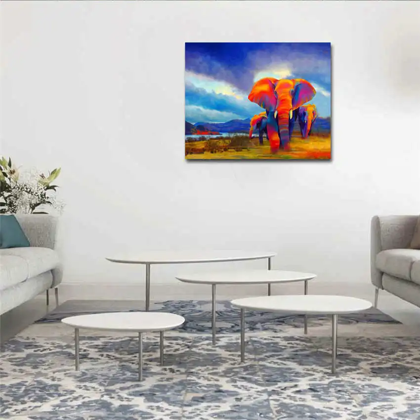 WONZOM обезьяна краска по номерам животных масляная краска ing Дельфин Куадрос Decoracion Акриловая Краска на холсте Современная Настенная художественная плакат