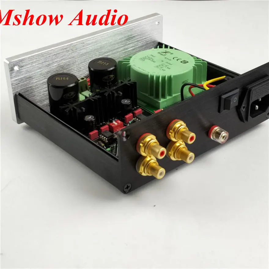 Новый HIFI аудио двойной цепи поворотные столы мм/MC готовые усилители домашние для