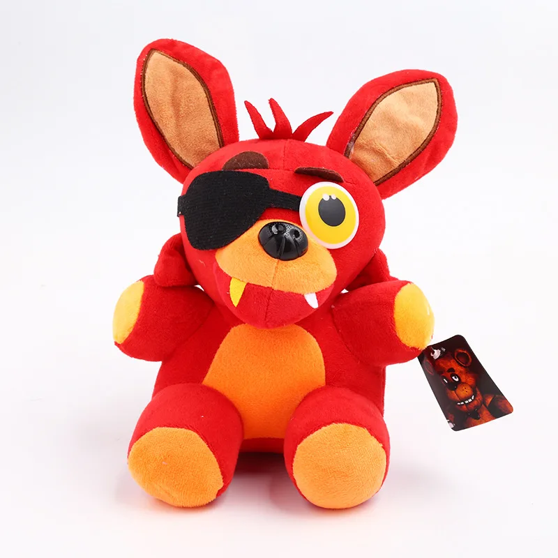 15/25 см Five Nights At Freddy's» «пять ночей у Фредди» для плюшевые игрушки и куклы из мультфильма медведь Фредди Фокси» из мультфильма для мальчика, Бонни и Чика с рисунком персонажей из игры «пять ночей в Фредди» Мягкие игрушки Для детей подарок - Цвет: fox