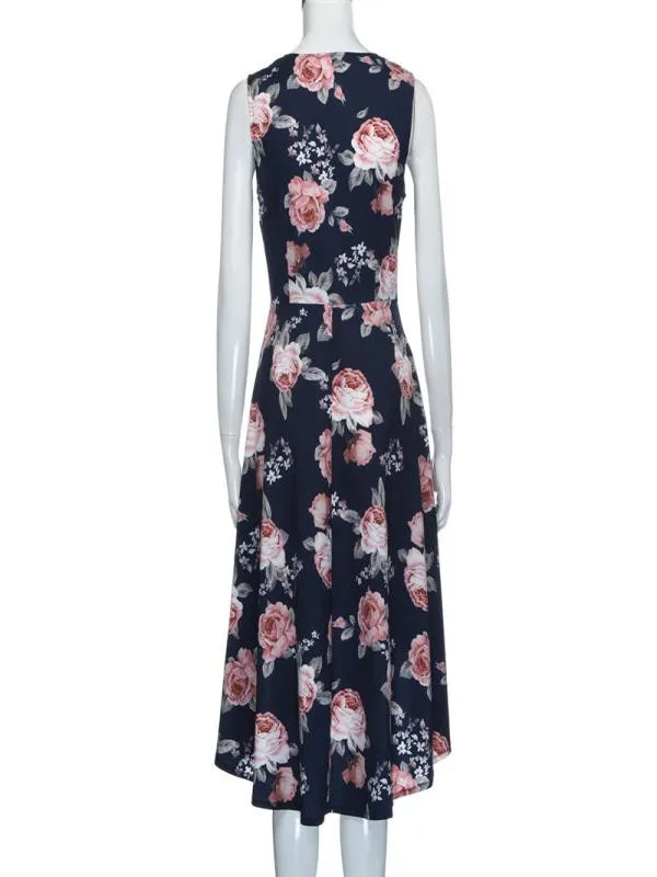 Женское летнее короткое платье с открытыми плечами и цветочным принтом|Женские