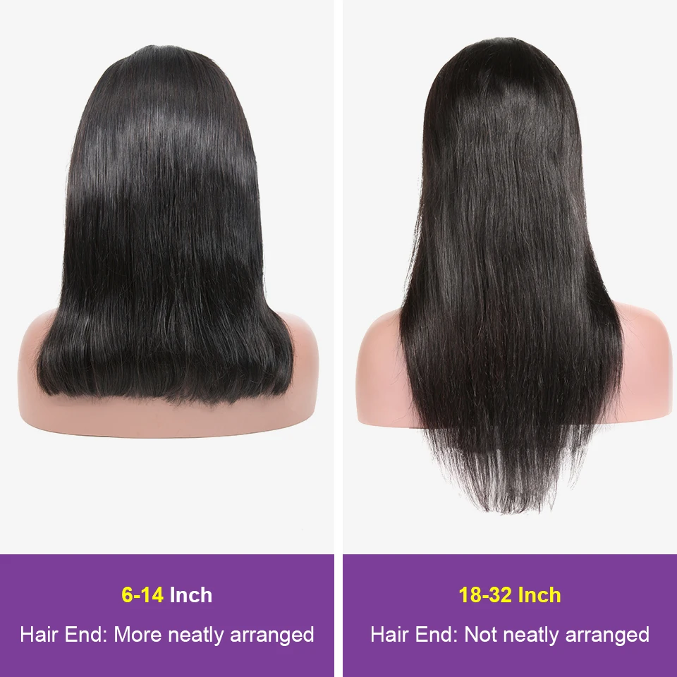 Бразильские 4*4 прямые волосы на шнурках парик Remy человеческие парики