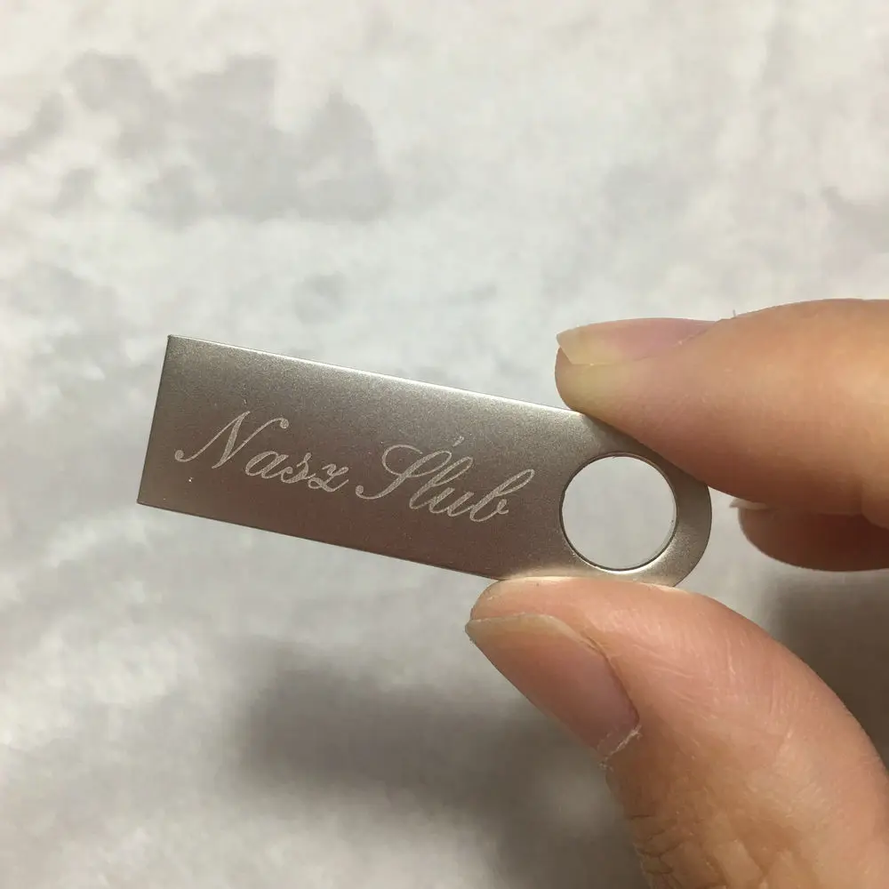 10 шт./лот, карта памяти, простой металлический USB флеш-накопитель, USB 2,0, 4 ГБ, 8 ГБ, 16 ГБ, 32 ГБ, 64 ГБ, настраиваемый логотип, свадебные подарки, USB ключ
