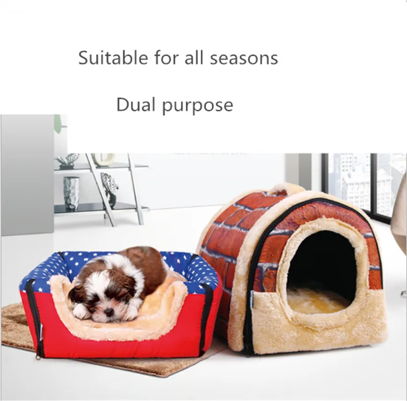 Pet Cat Igloo кроватка для небольшой собаки мягкая кровать Met дом Водонепроницаемый