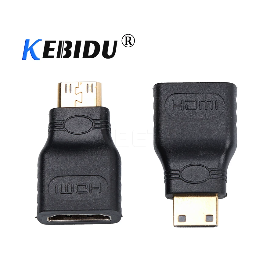 Kebidu HDMI совместим с Mini Micro HD золотое покрытие преобразователь для ТВ адаптера Xbox 360
