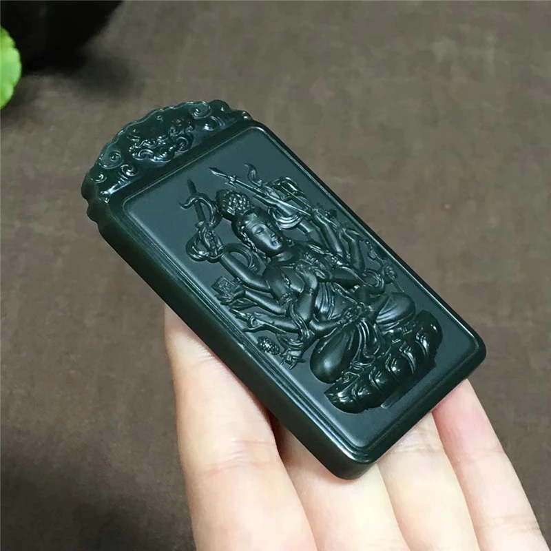 Подвеска от бренда hetan jade Qingyu thousand Guanyin из качественного материала с подвеской