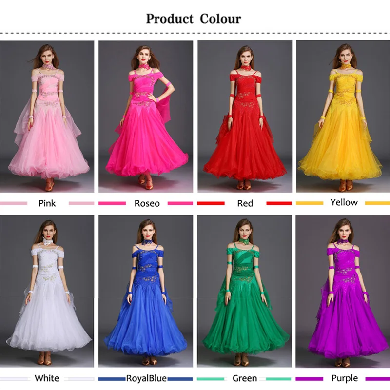 Женское платье для латинских танцев Модное бальное длинное | Тематическая одежда