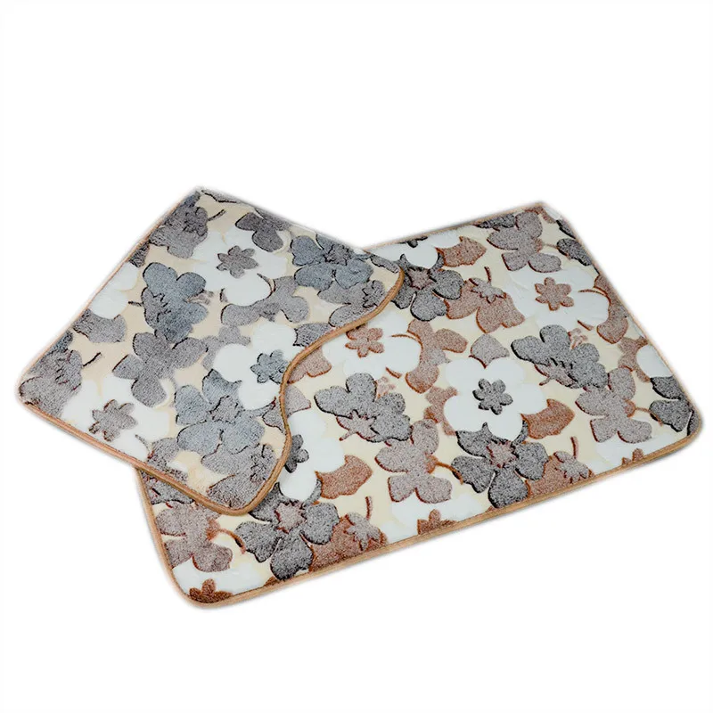 2 предмета толстые Для ванной Коврики Новый коралловые бархат двери S напольная