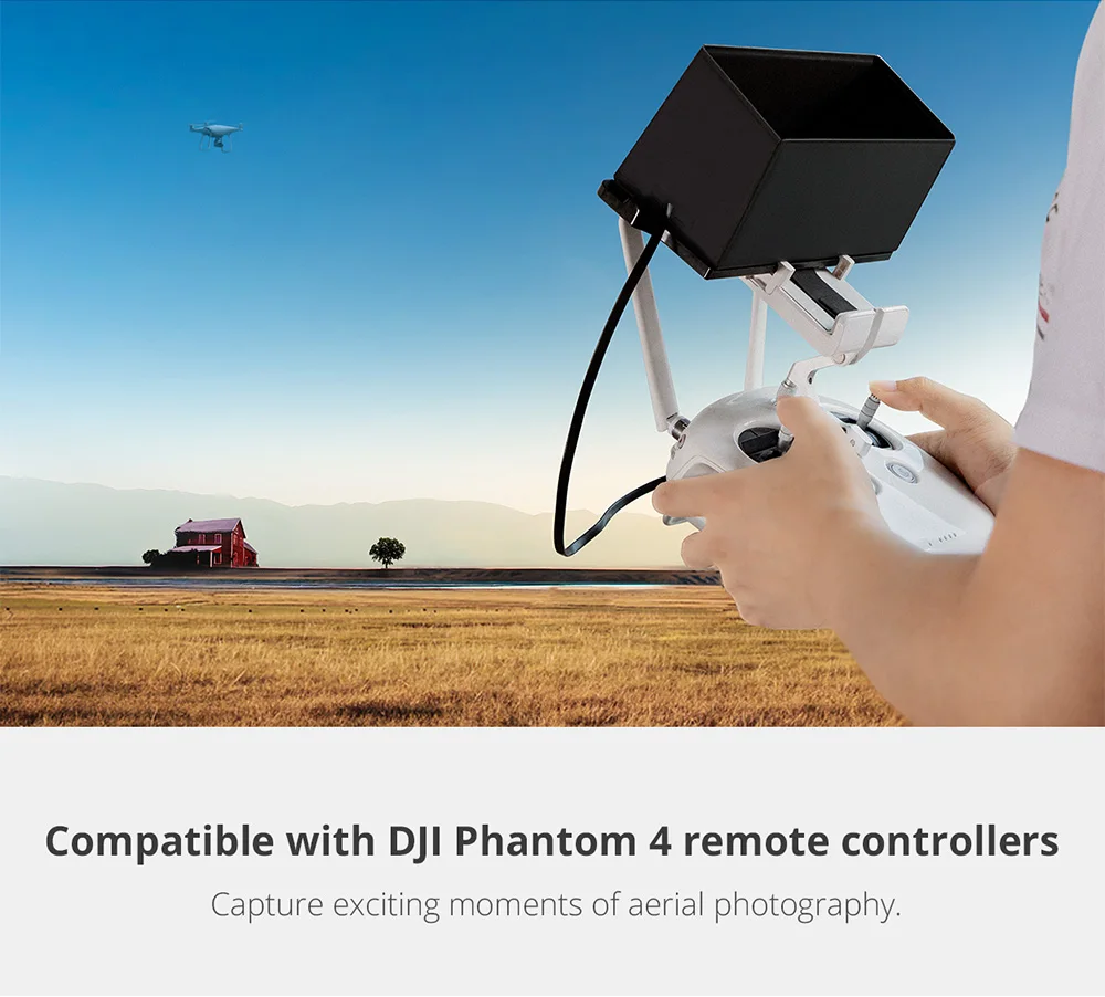 PGYTECH телефон X Монитор капюшон для DJI пульт дистанционного управления крышка Солнцезащитный козырек для DJI Mavic 2/Air Drone iPhone XS Max Xr huawei P20/30