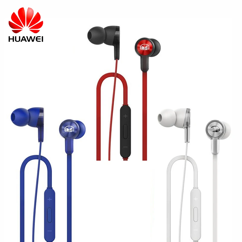 Оригинальный huawei Honor наушники с микрофоном поршень линии Управление вкладыши для