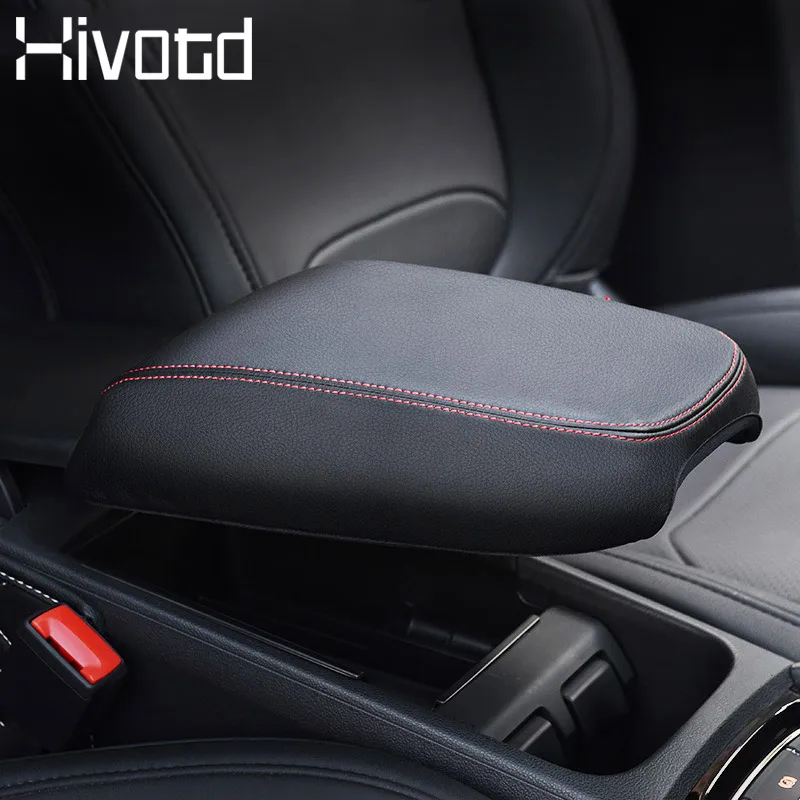 Hivotd для Skoda Kodiaq шкода кодиак автомобильный подлокотник Защитная крышка центральная консоль искусственная кожа декоративная накладка аксессуары для интерьераавтотовары аксессуары для авто