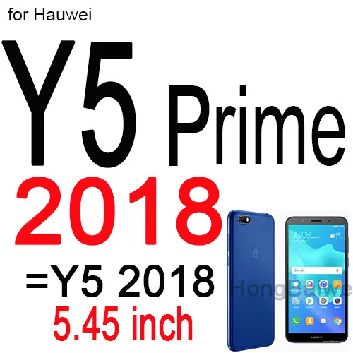 For Y5 Prime 2018 Кожаный чехол с откидной крышкой для Huawei P Smart/Honor 8X 6A 6C 6X 7A 7X 7C Pro 8 9 5A P9 P8 lite mini P10 20 Y5 Y6 Y7 Prime чехол - Цвет: For Y5 Prime 2018