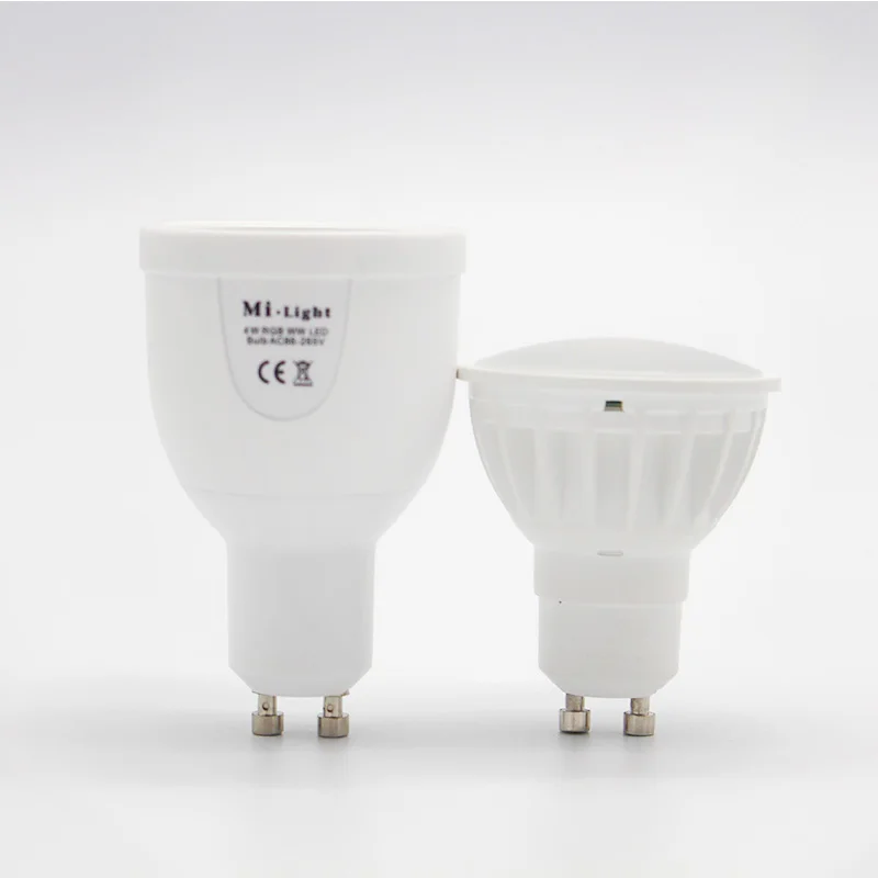 Светодиодная лампочка GU10 RGBW RGBWW светодиодный светильник 220 В переменного тока 4 Вт