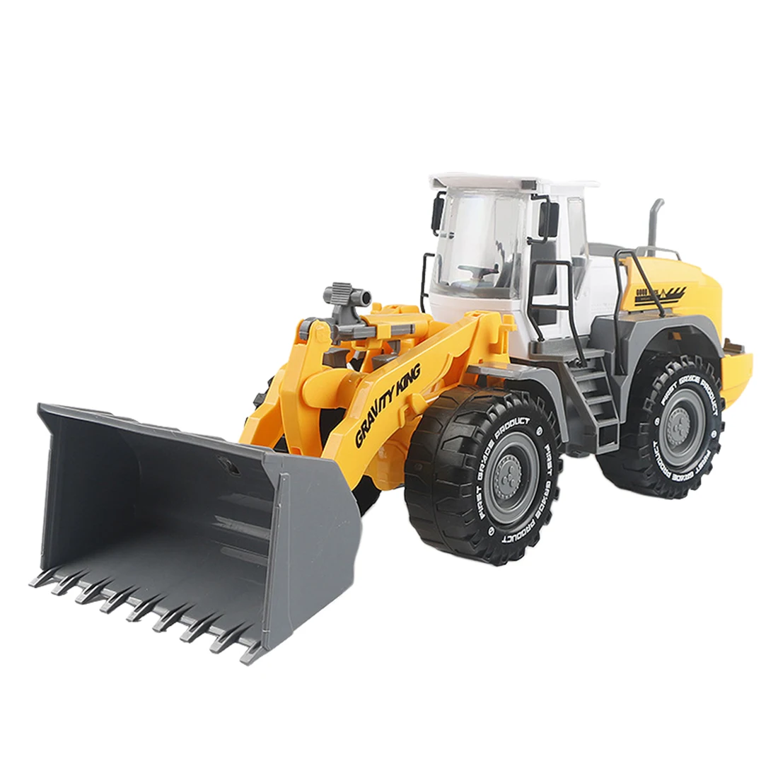Forklift Truck Прочный 5 типов Diecasts автомобиль игрушки 1:22 инерции дорожный каток грузовик строительная техника игрушки для детей - Цвет: Forklift Truck