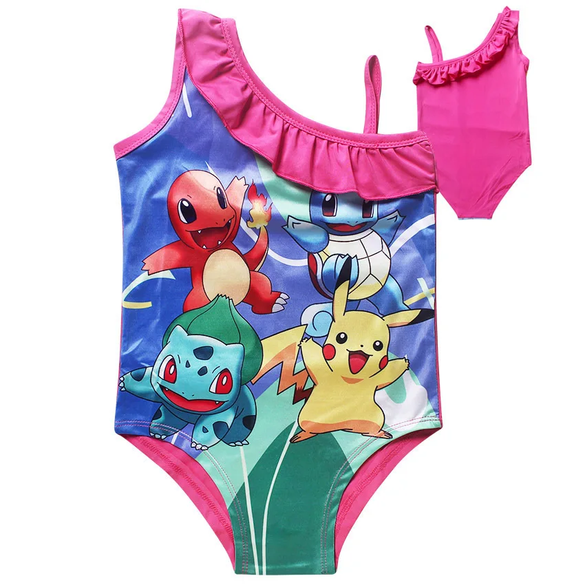 Обувь для девочек мультфильм Купальник Новый 2018 детская Купальники малышек