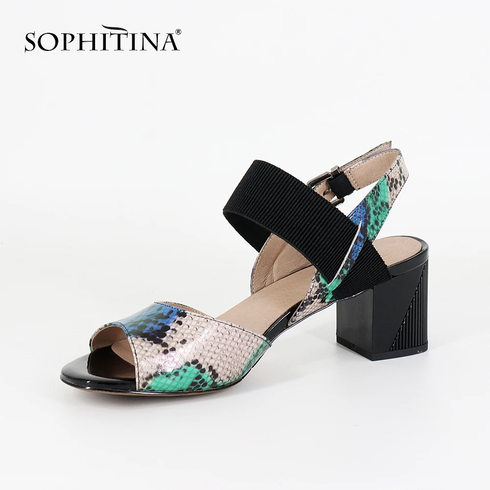 SOPHITINA/Большие размеры 36 43 женские босоножки Новинка 2020 года модная повседневная