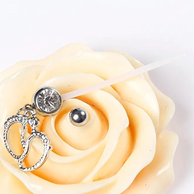 Серебряный Драгоценный Камень детские ноги Висячие 14 г гибкие BioFlex беременность