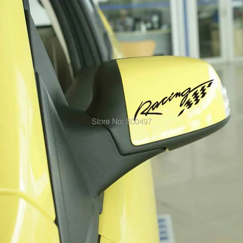 2 x новейший дизайн автомобильная наклейка украшение для заднего вида наклейки