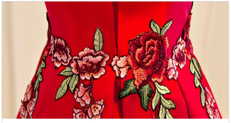Распродажа халат De Soiree SSYFashion банкет невесты роскошный атласный со шнуровкой тонкий вечерние платья