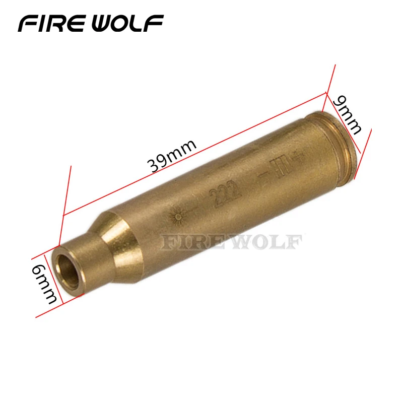 FIRE WOLF Cal.222 Картридж красный лазерный Диаметр прицел прицеливание с помощью