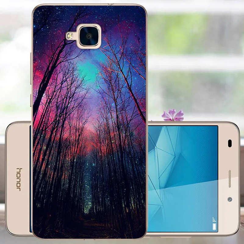 FANATU huawei Honor 5C Чехол без отпечатков пальцев Мягкая силиконовая задняя накладка из ТПУ чехол для телефона s Чехол huawei Honor 5 C 5C евро версия 5,2