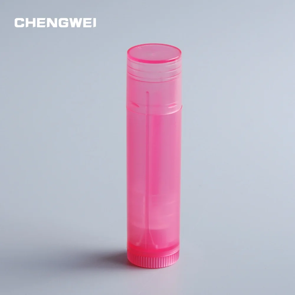 CHENGWEI 5 мл пустая бутылка для губной помады DIY Пластиковый косметический контейнер губная помада блеск для губ трубка+ колпачки портативный инструмент для макияжа 10 шт - Цвет: Red