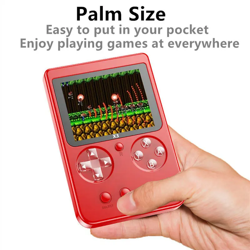 Мини 8 бит Ретро портативная игровая консольная видеоигра Встроенный 400