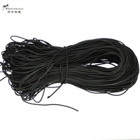 5 yardslot high stretch round elastic cord rubber band for clothinggarment sewing accessories width 2mm 2 5mm 3mm black white