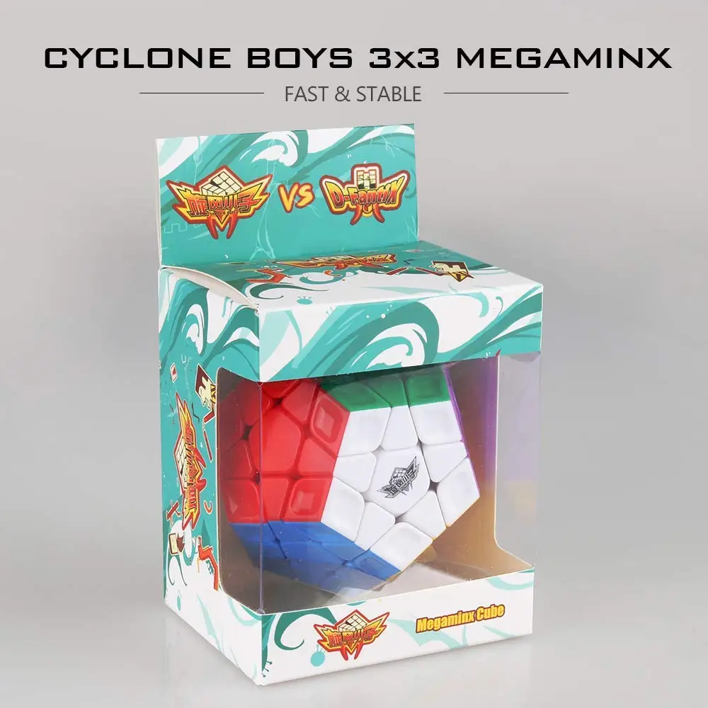D-FantiX Cyclone Boy Dodecahedron 3x3 магический куб липкий плавный поворот Профессиональный