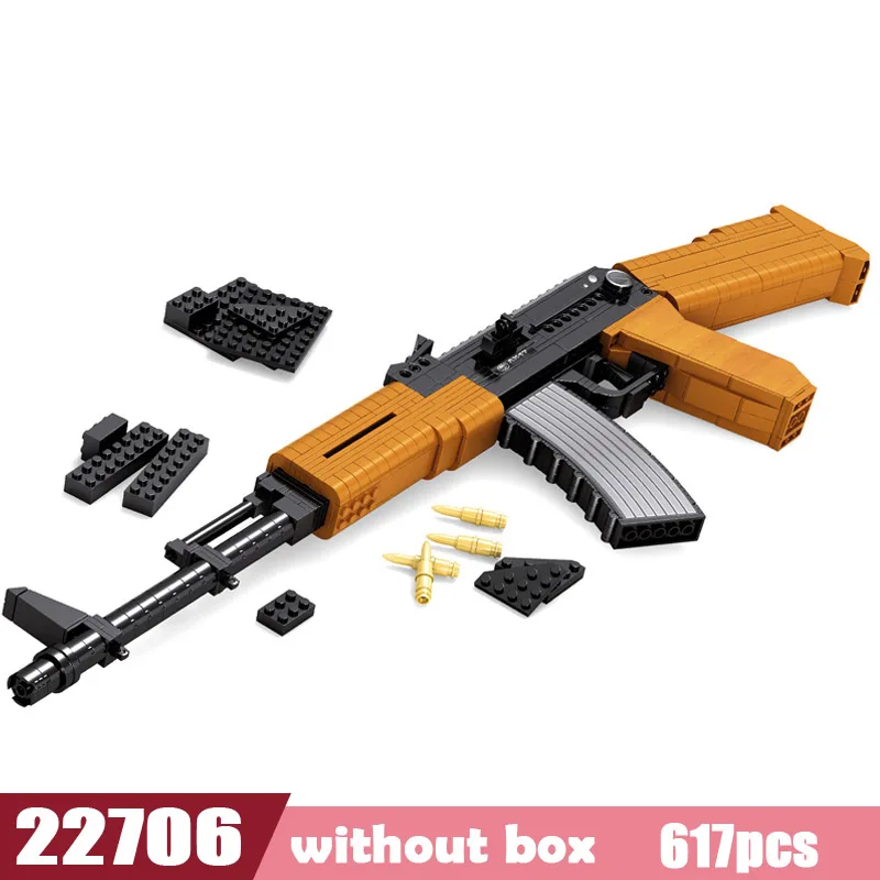 Оружие военные кирпичи MP 45 пилы мощность пистолет Модель 3D оружие строительные