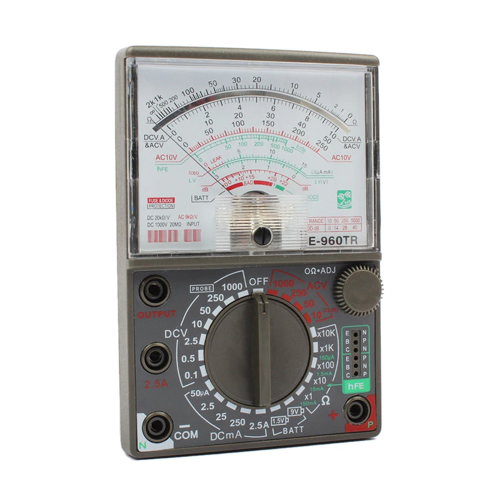 SHGO аналоговый мультиметр de 960tr AC DC Вольт Ом ток тестирование Электрический