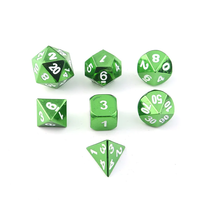 Rpg Dobbelstenen Metalen Dnd многогранные наборы Dados Подземелья и Драконы алюминиевые Zwart Dices D20 10 12 6 Tafel Games Transparan
