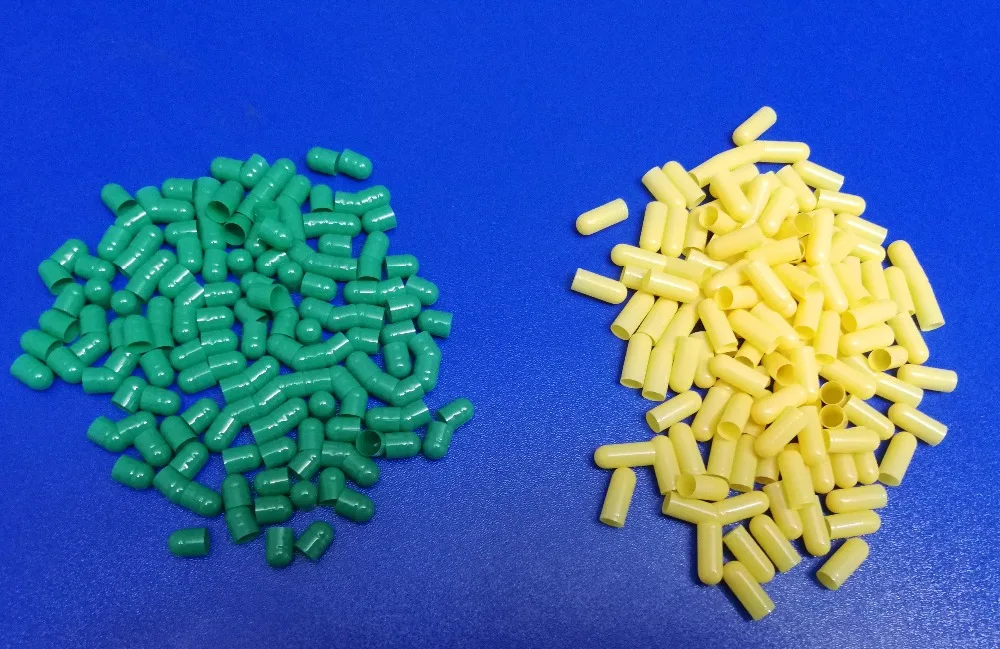 4# 5 000pcs!green-yellow colored capsules empty gelatin sizes 4(joined and seperated available) | Дом и сад