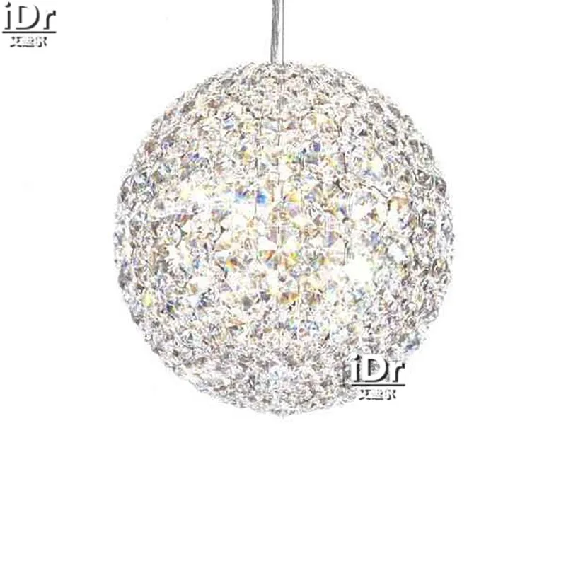 Золотая люстра современная Европейская лампа для спальни зала Круглый