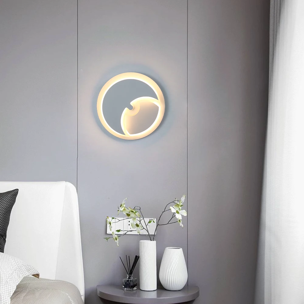 Волшебный складной вращающийся светодиодный светильник на стену в виде Луны