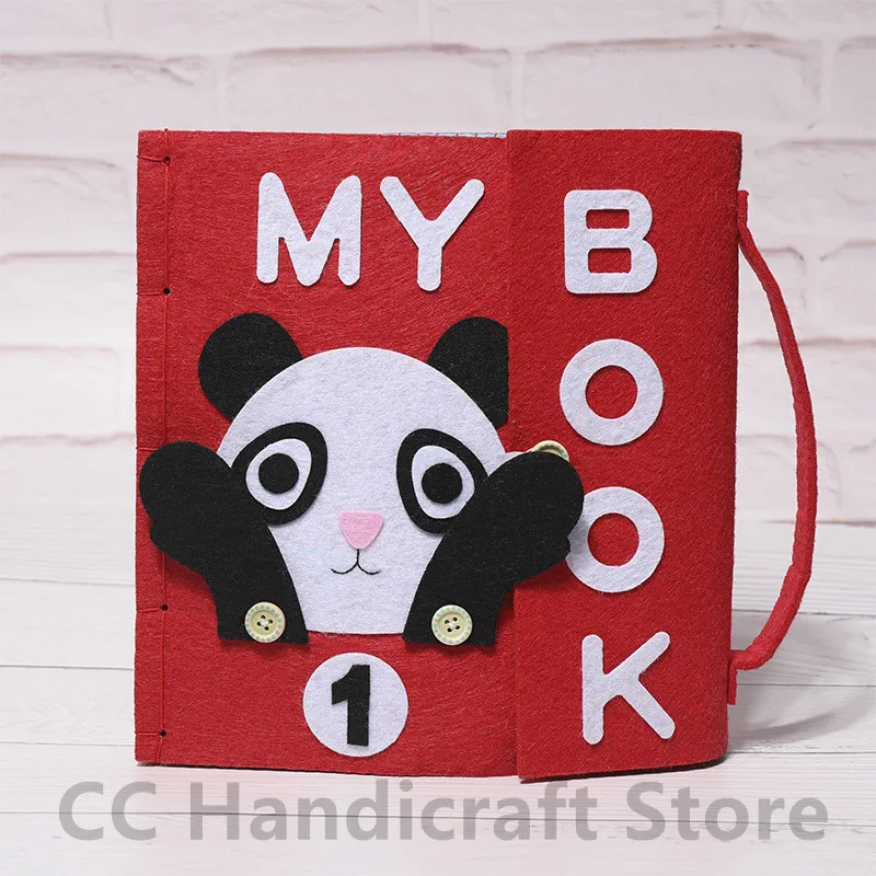 DIY ремесло Тихая книга Монтессори детская ранняя учебная книга ручной работы мама моя первая книга ремесло набор войлочные картины книги для детей подарок