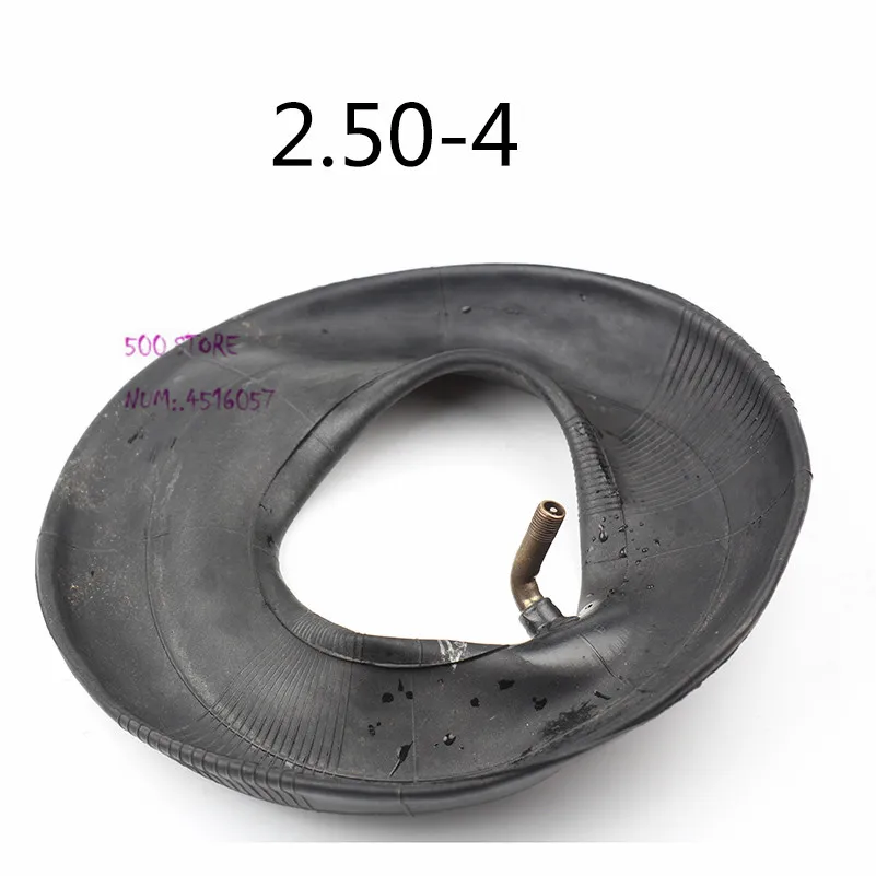 Motorcycle tire Inner Tube 2.50-4 Tire metal valve Tube For Gas& Electric Scooter Bike Free shipping